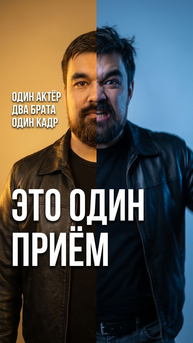 Том Харди играет двух братьев без грима. Секрет — статус тела и скорость движений.