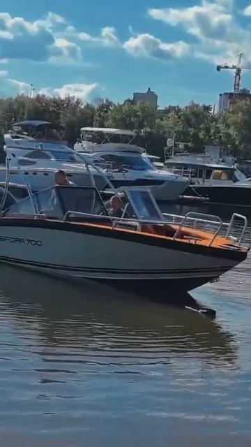 BOSSFORR 700 BR  уходит в Красноярск #boatinglife #катер #лодка #watercraft #boats #отдыхнаводе