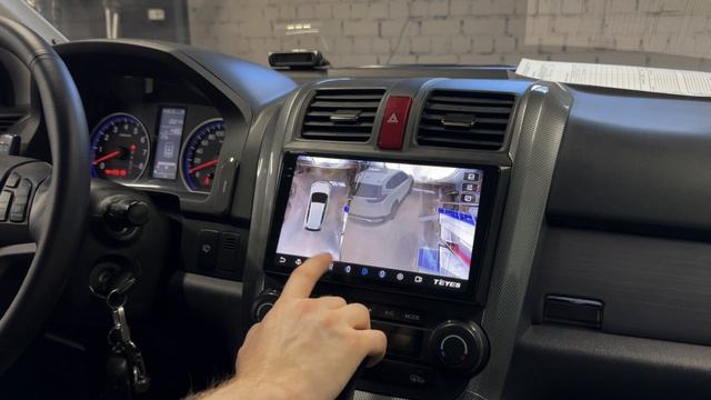 Honda CR-V -  установка системы кругового обзора на автомобиль — часть 2