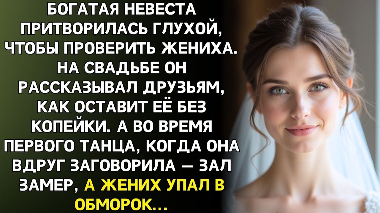 ИСТОРИИ ИЗ ЖИЗНИ|Я решила проверить жениха, притворившись глухой|РЕАЛЬНЫЕ ИСТОРИИ|ЖИЗНЕННЫЕ ИСТОРИИ