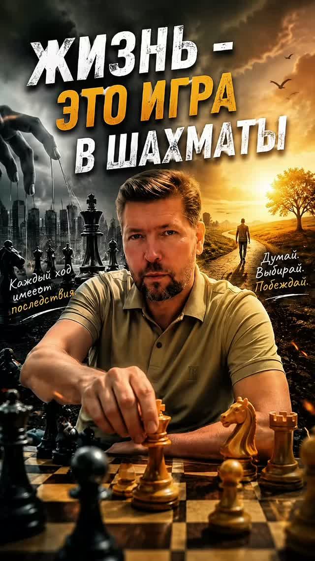 Жизнь - это игра в шахматы с самим собой