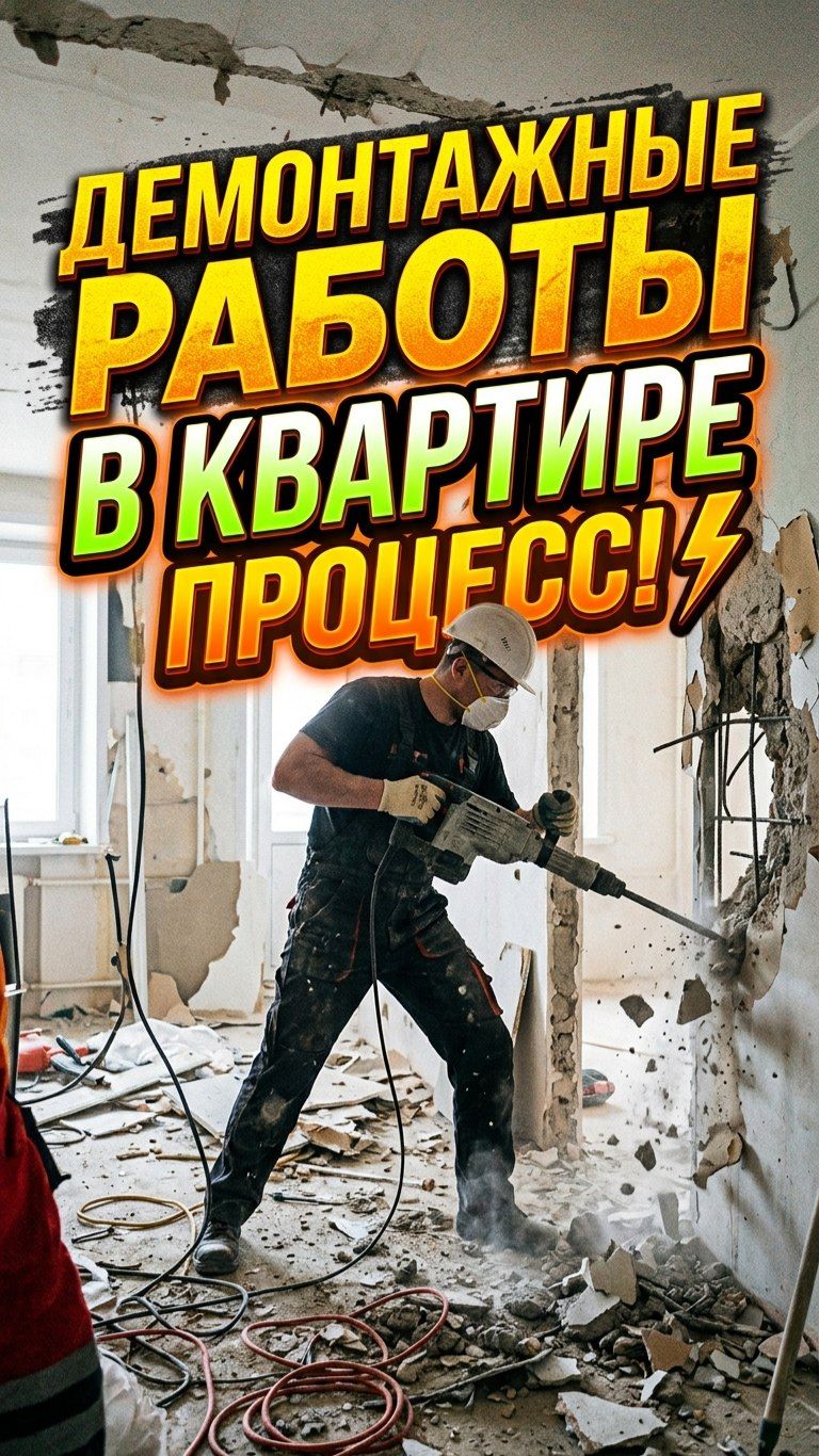 Демонтажные работы в квартире. Краткий обзор