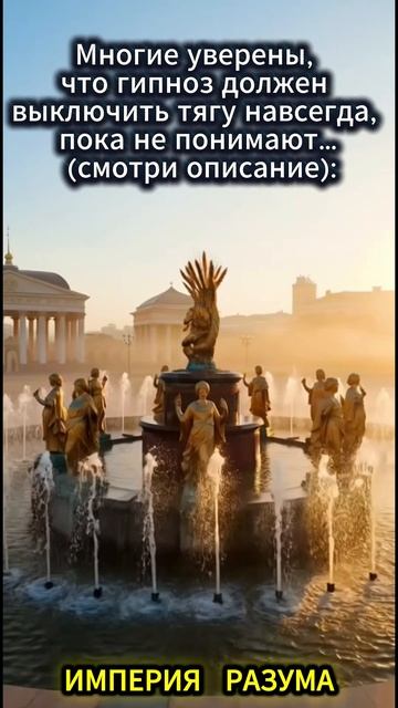Многие уверены, что гипноз должен выключить тягу навсегда, пока не понимают… (смотри описание):