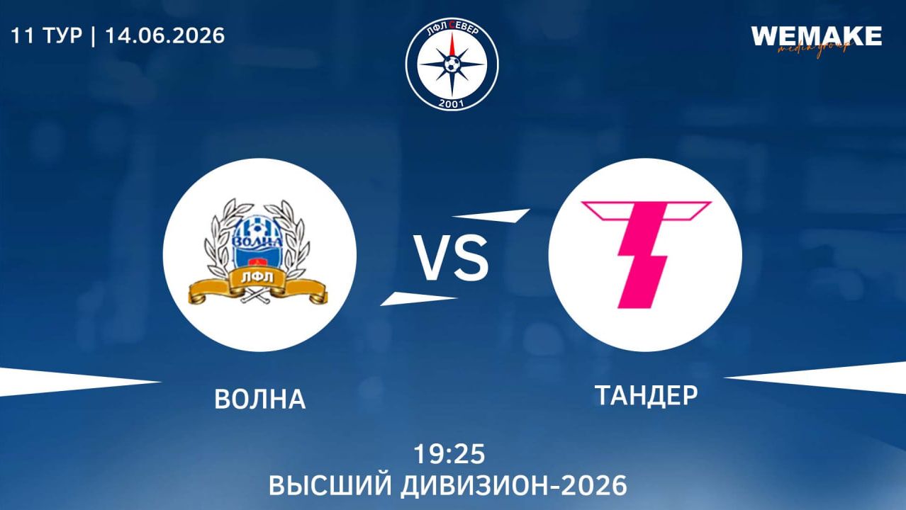 Волна - Тандер | Высший дивизион | 11 Тур