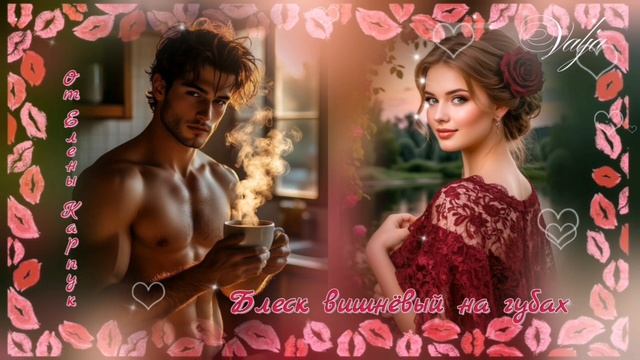 Блеск вишнёвый на губах🎶🌹💋от Елены Карпук