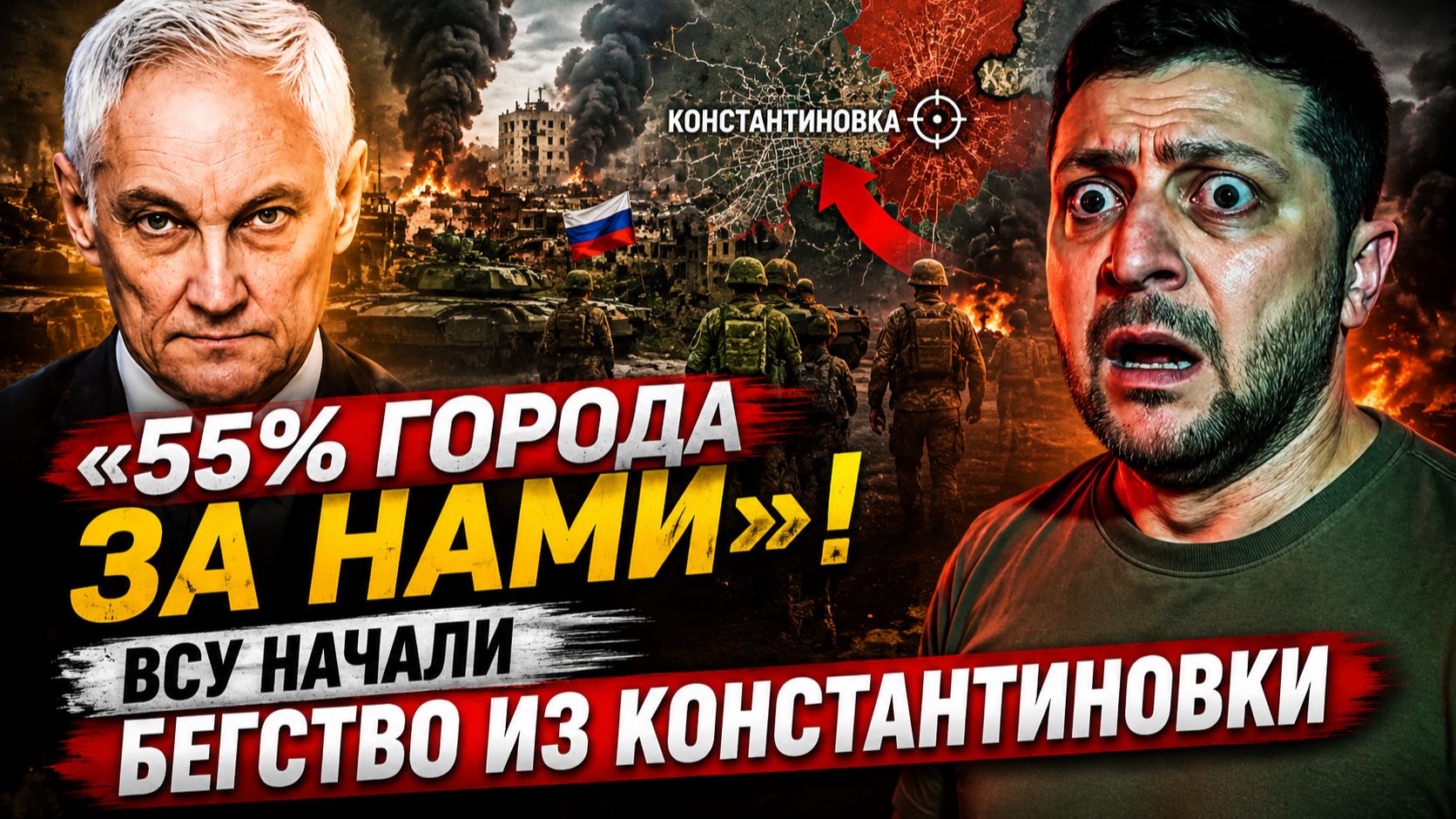 ⚡️💥«55% города за нами». ВСУ начали бегство из районов Константиновки Ситуация в зоне СВО Новости