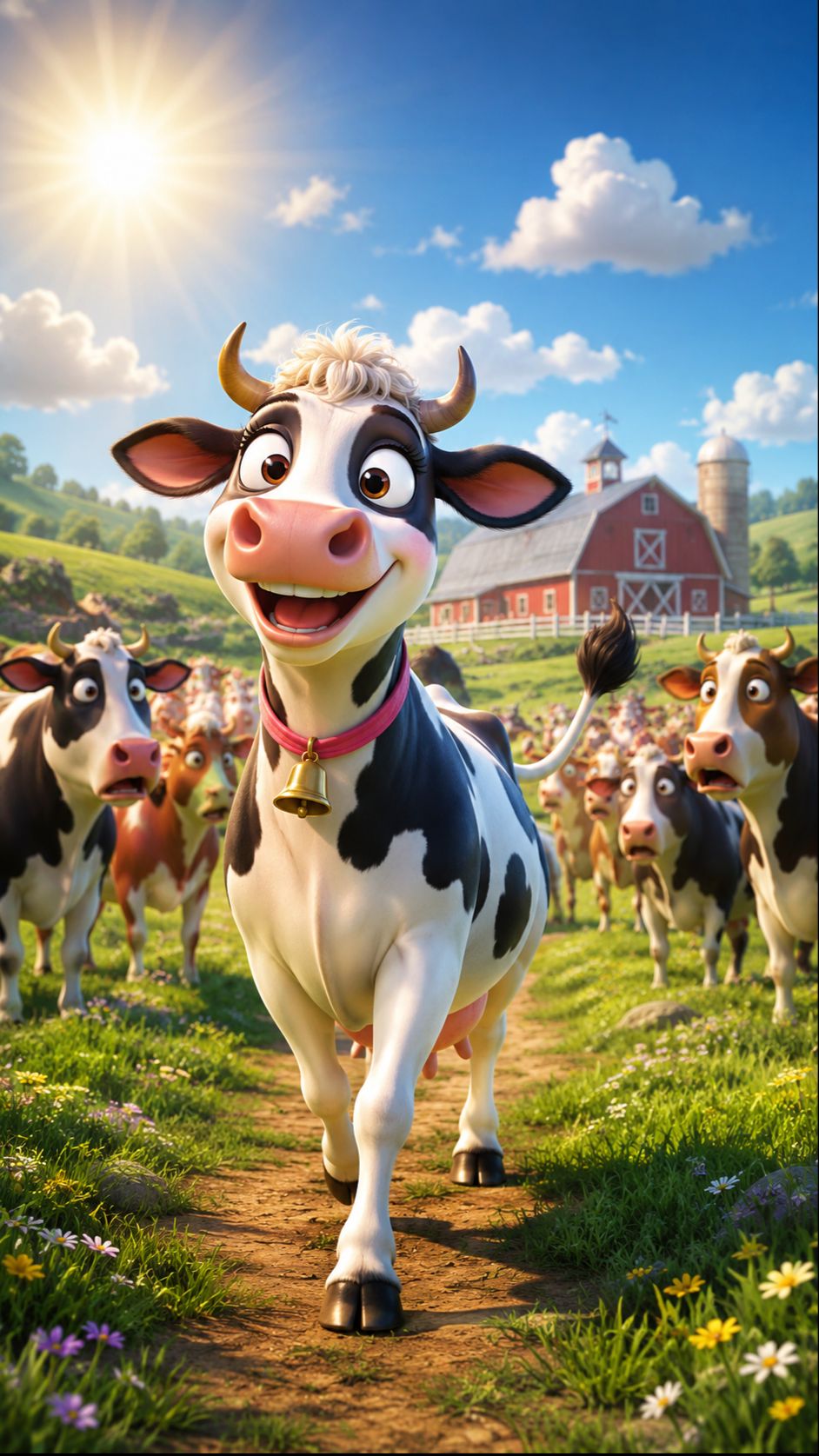 🐮😂 **КОРОВА ПРИШЛА В СТАДО С СЕКРЕТОМ… А БЫК БЫЛ В ШОКЕ!**
