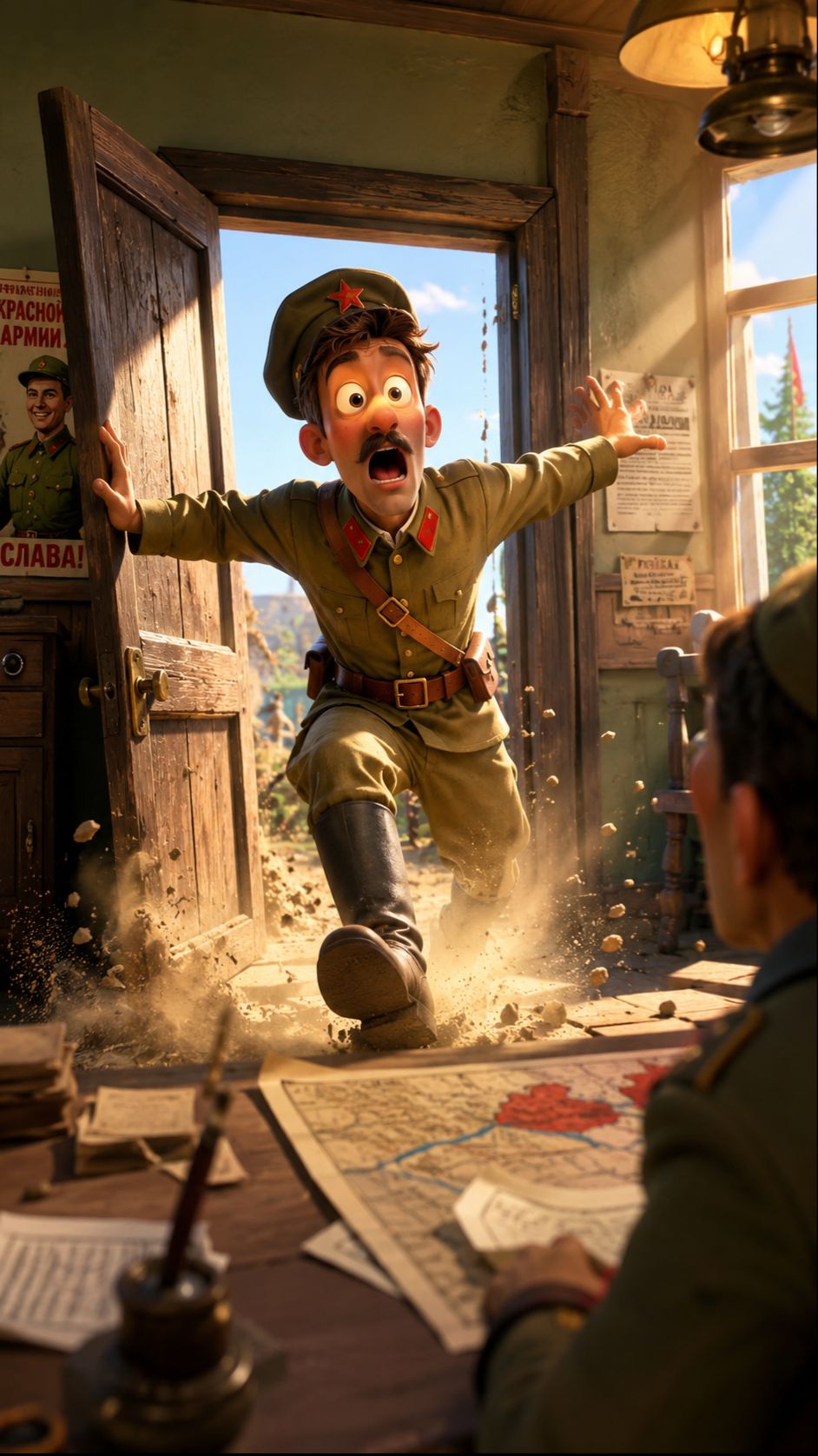 😂 Анка сочинила анекдот про Чапаева и Петьку | Pixar AI Animation | Смешной анекдот
