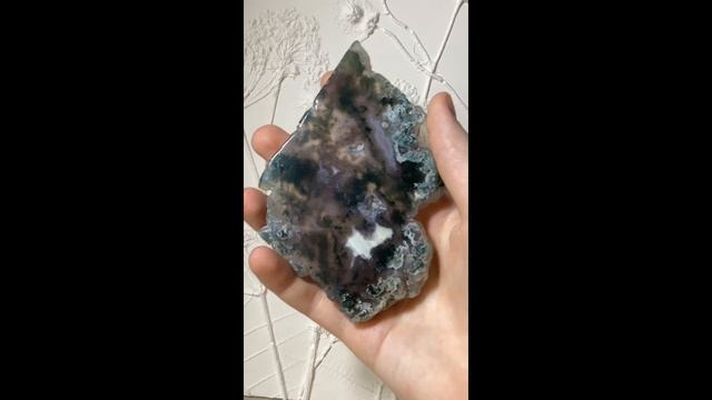 Агат моховой спил