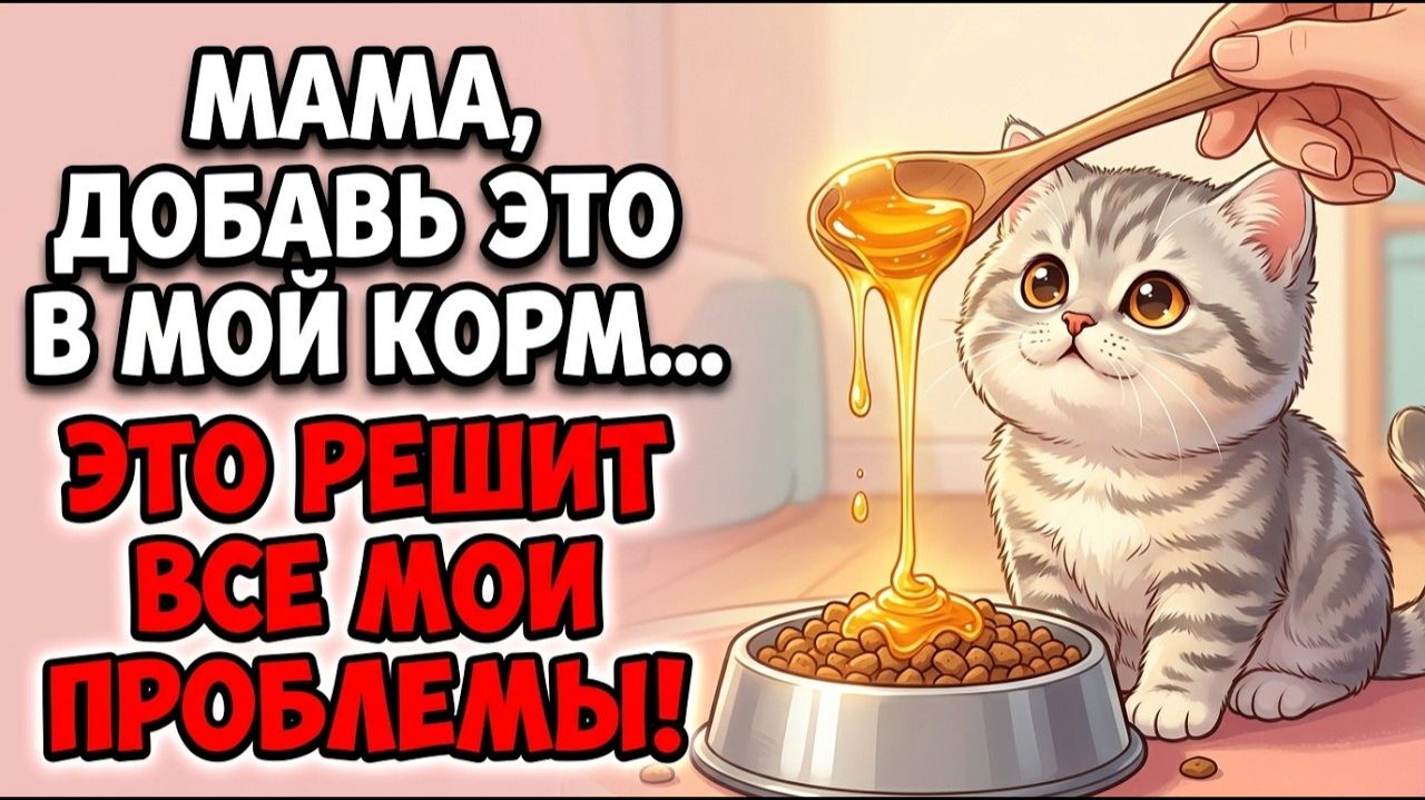Добавьте ЭТО в корм кошке, и вы не поверите, что произойдет дальше!