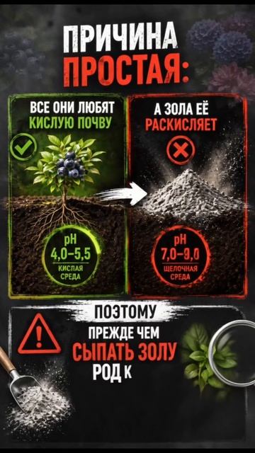 Не сыпьте золу под эти растения: ошибка, которая может погубить посадки 🌱🔥