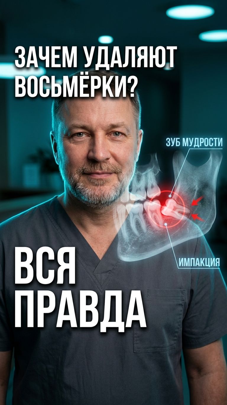 🦷 Почему мы удаляем зубы мудрости? Виноват ваш ужин