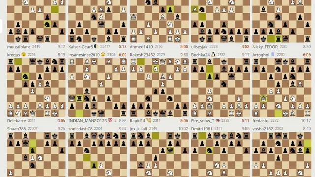 Трансляций шахмат на сайте Lichess – запись №2 - 220of230