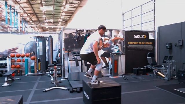 PJF. One Leg Depth Jump PJF. Сшагивание в глубину + запрыгивание на бокс на 1 ноге