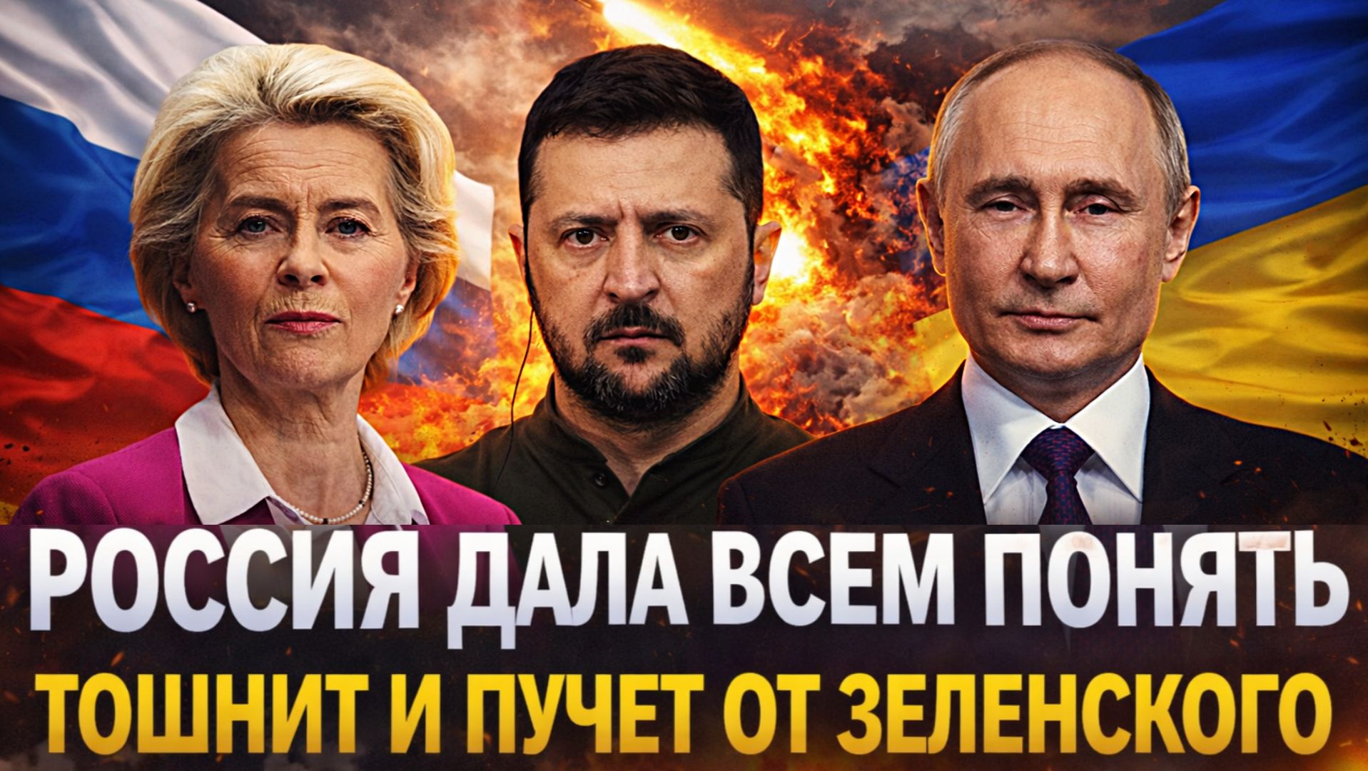 Россия дала всем понять// Их тошнит и пучит от Зеленского! Украине дали мрачный приговор!