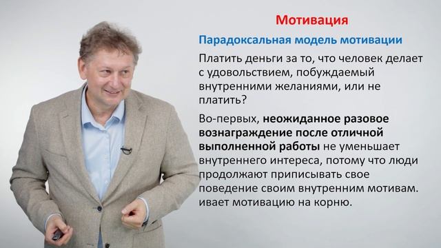 Парадоксальная модель мотивации. Николай Рысёв