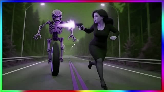 МУЛЬТИКИ ДЛЯ ДЕТЕЙ Смешной СКЕЛЕТ едет на МОНОКОЛЕСЕ 💀 Танцующий скелетик прикол