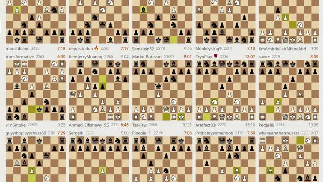 Трансляций шахмат на сайте Lichess – запись №2 - 223of230