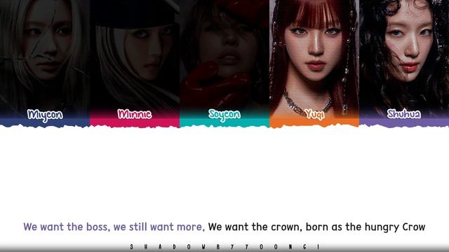 I-DLE- Crow Lyrics