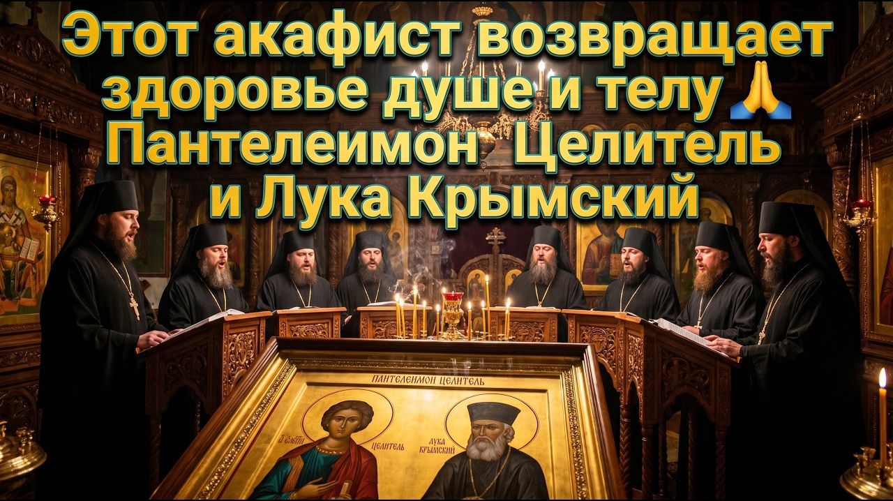 Этот акафист возвращает здоровье душе и телу 🙏 Пантелеимон Целитель и Лука Крымский 😇