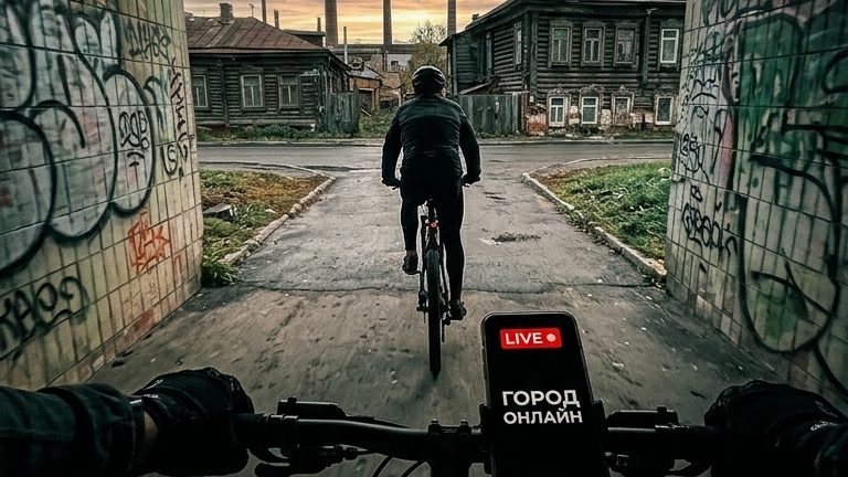 Казань велострим просто катаюсь по городу