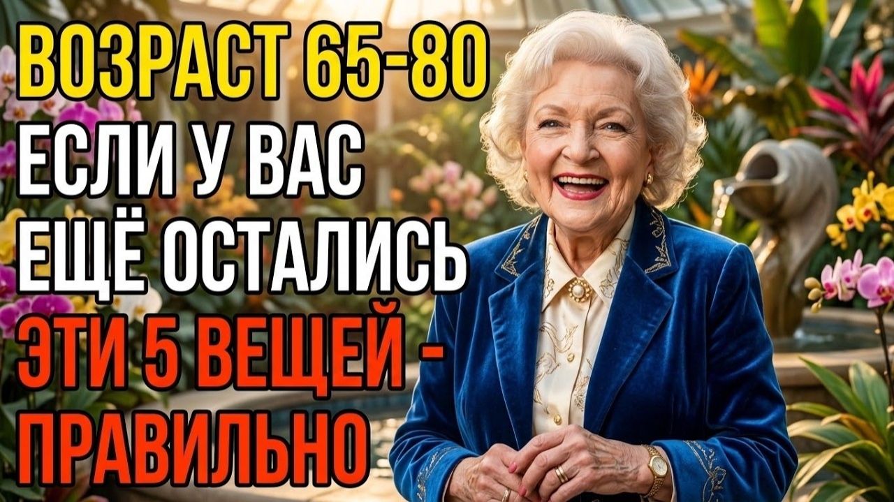 После 65 лет 7 вещей которые отделяют живых от выживающих