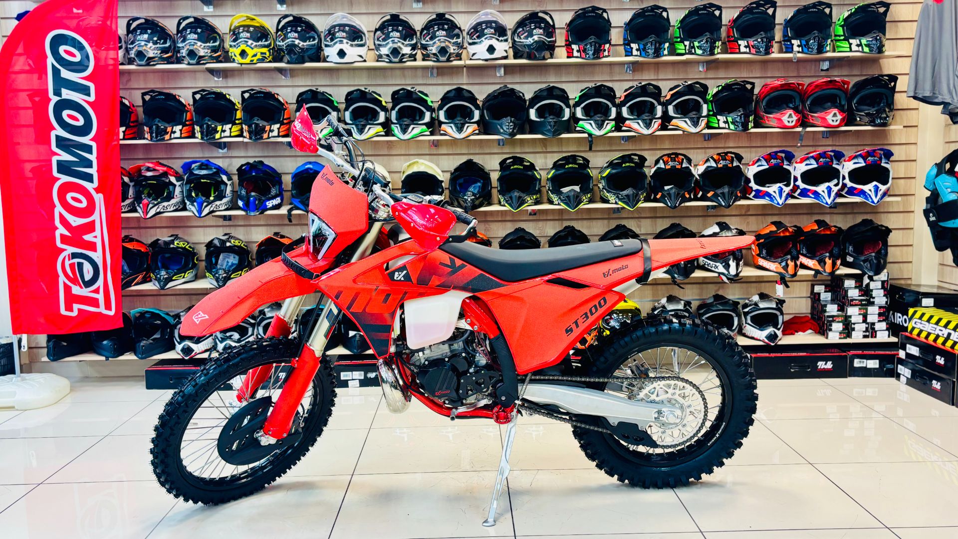 Мотоцикл эндуро FX MOTO ST300 с прогрессией (красный)
