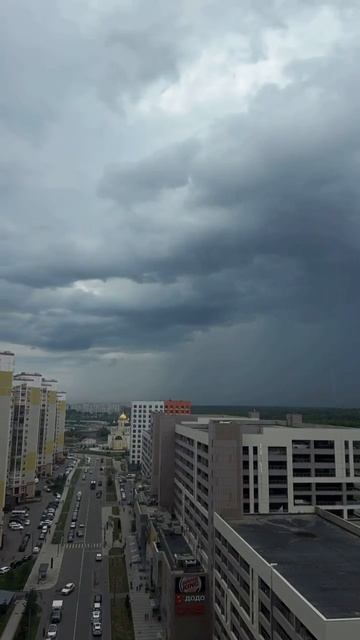 Ливень в столичном районе Солнцево