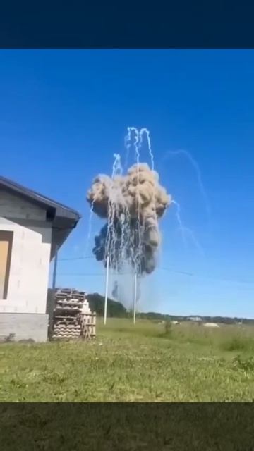 Беловое, Белгородская область. 8 июня прилёт в склад боеприпасов