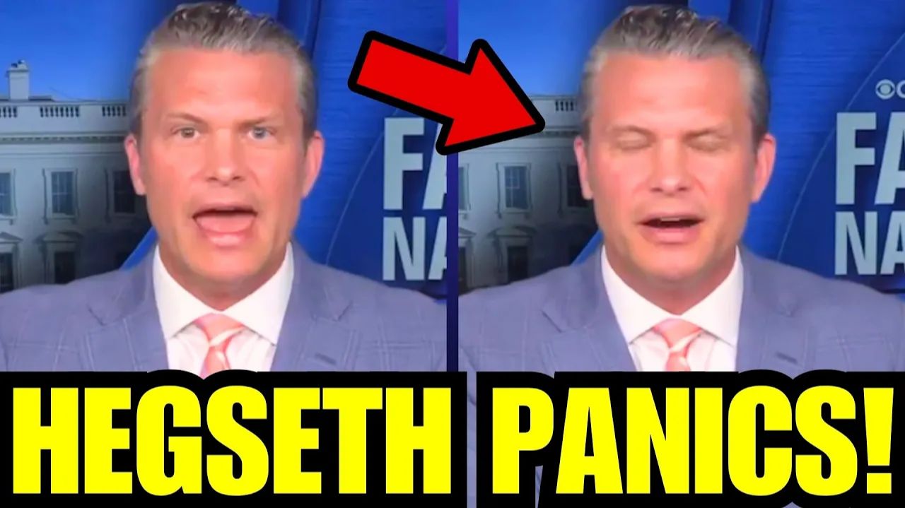 Pete Hegseth PANICS ON AIR As Trump Is HUMILIATED