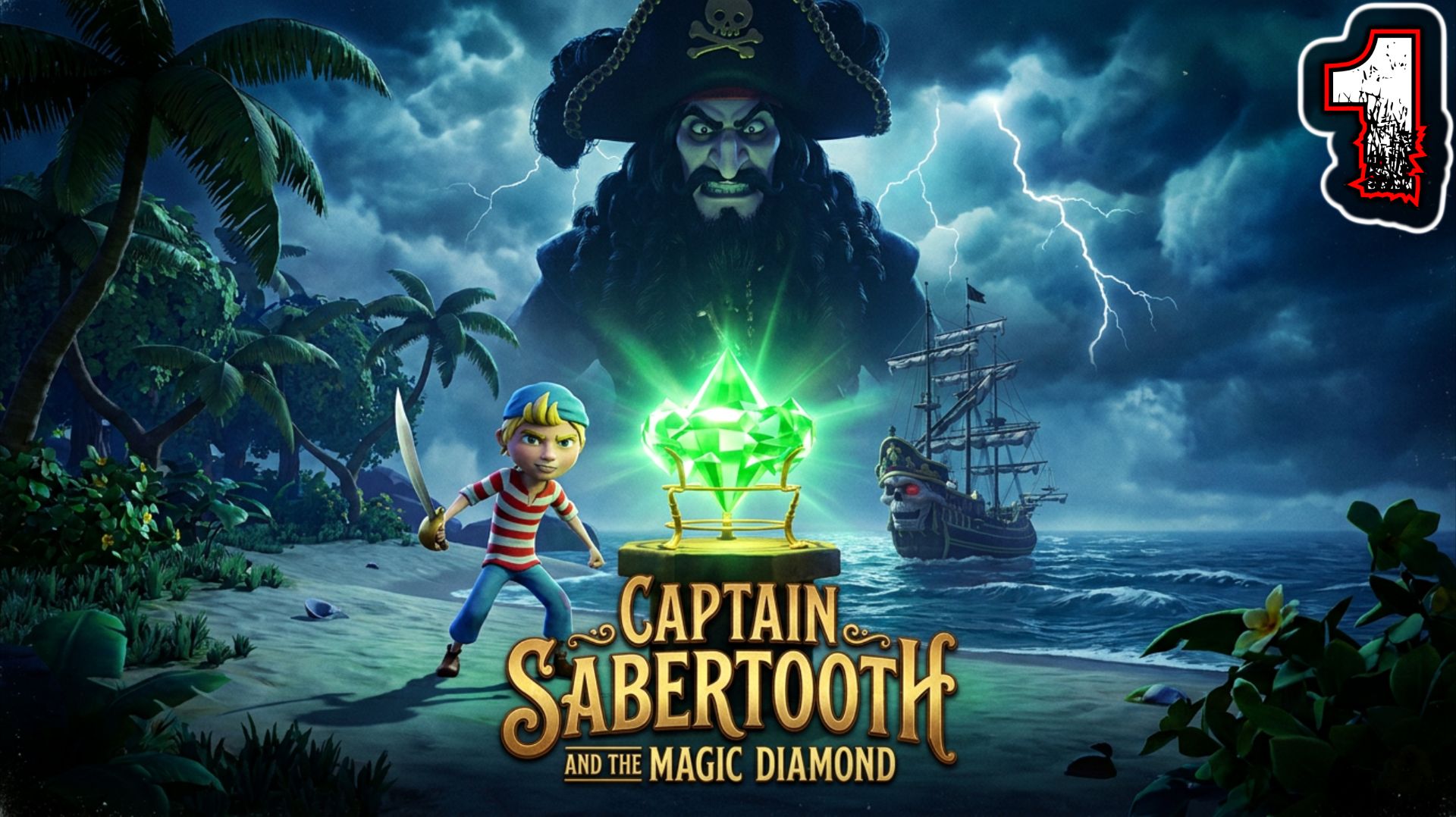 CAPTAIN SABERTOOTH AND THE MAGIC DIAMOND #1 - Бухта Луна
