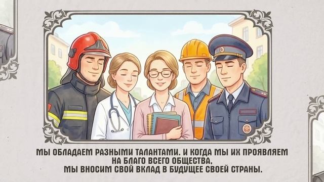 «17 традиционных российских духовно-нравственных ценностей»: Служение