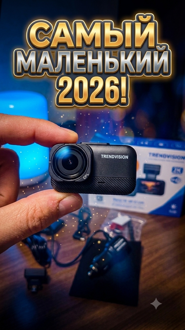 САМЫЙ МАЛЕНЬКИЙ 2026?! Или нет? Честный обзор крошечного TrendVision Nano 2K CPL GPS