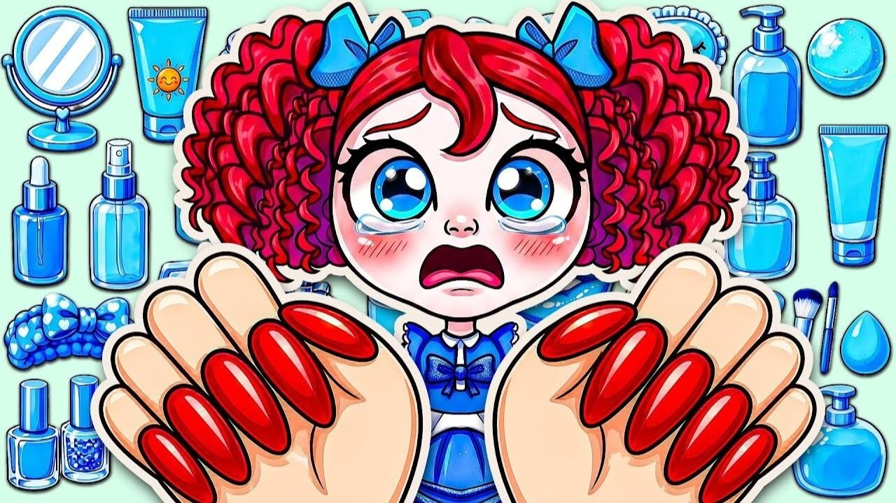 Poppy Playtime Глава 5: Игровая книга | Поппи Плейтайм | Самоделки из бумаги. АСМР. Мультики