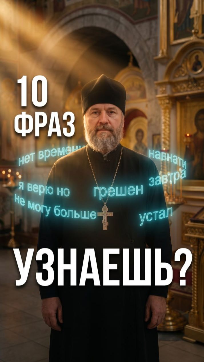 10 фраз, которые священник слышит каждый день — и честные ответы на них ✝️