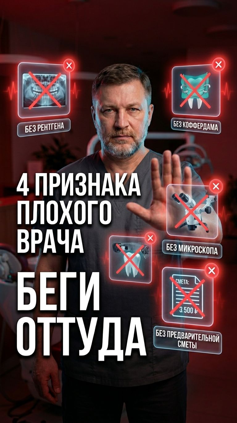 4 признака, что пора менять стоматолога 🦷