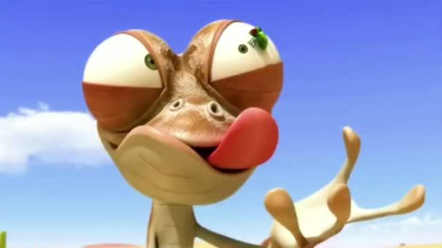 ХАМЕЛЕОН ОСКАР в смешных мультфильмах под веселую музыку 🦎🤠