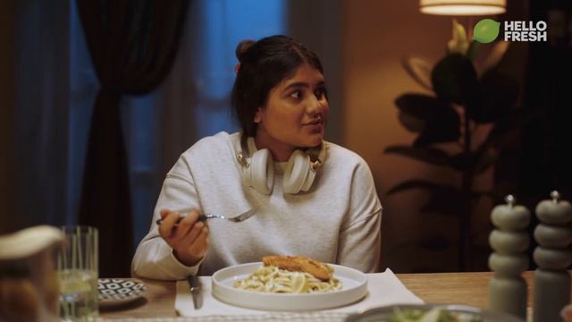 Реклама HelloFresh UK, где еда говорит сама за себя