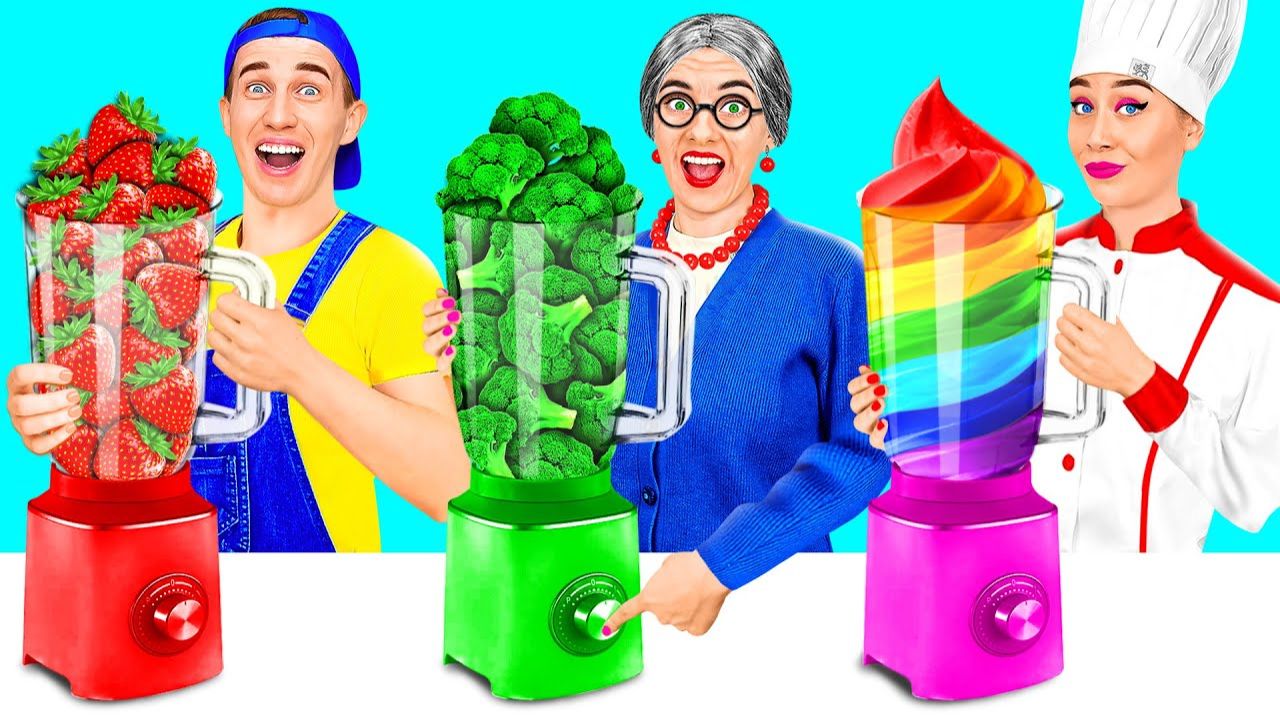 Кулинарный Челлендж# Я против Бабушки # Смешные ситуации с едой от Fun Challenge