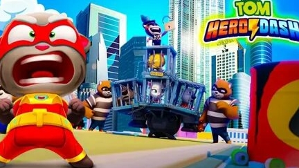 Talking Tom.Hero Dash.Новые гонки.Везде первый😍🤩