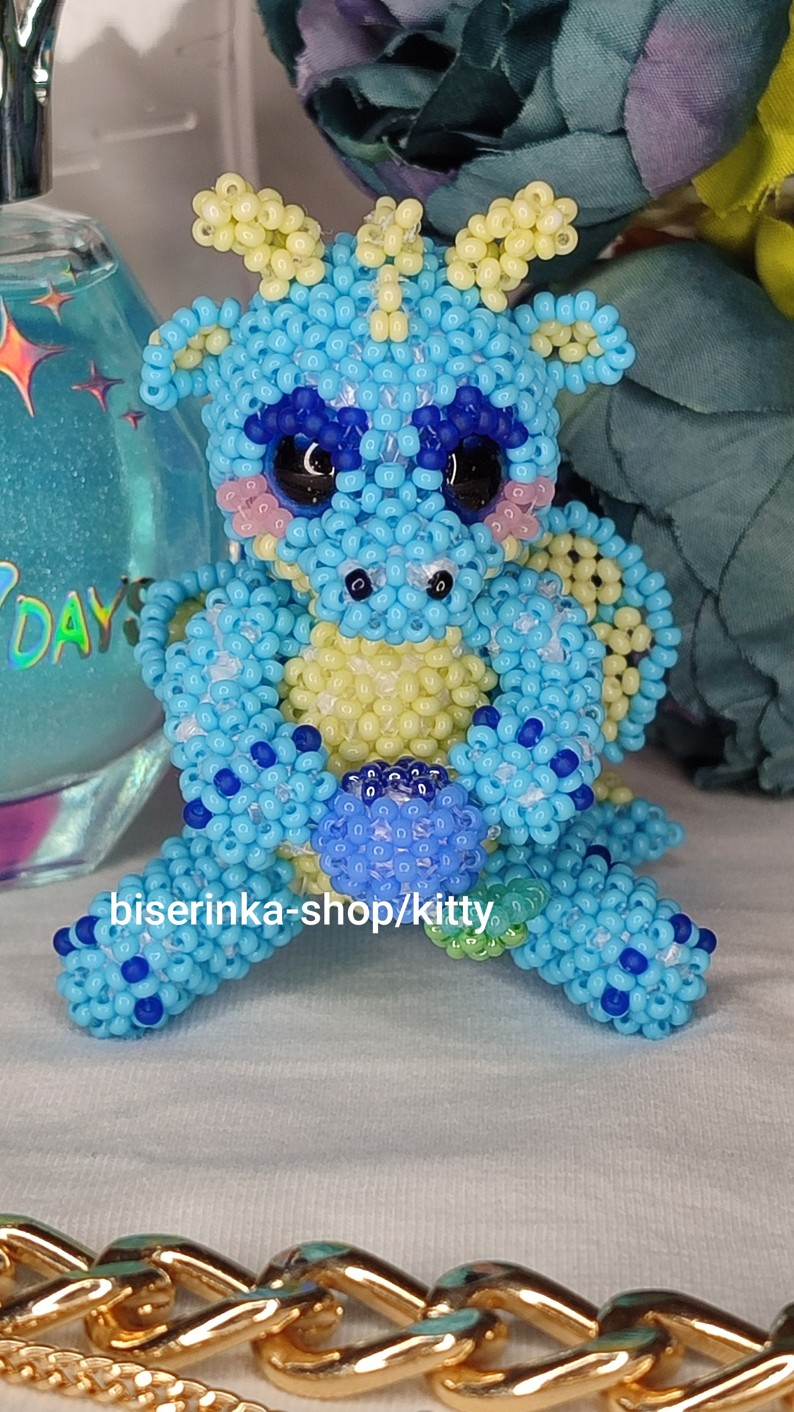 дракончик из бисера 🐉🌸