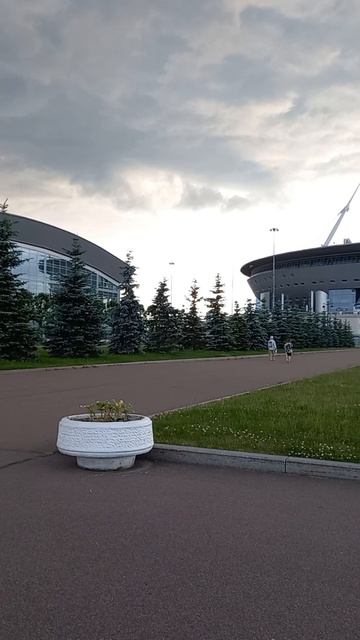 Стадион Газпром Арена в Санкт-Петербурге.