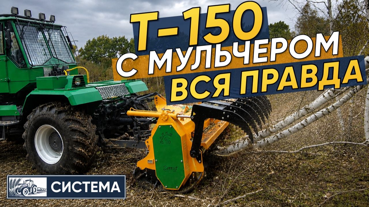 ТРАКТОР Т-150 С МУЛЬЧЕРОМ. Как выбрать и как правильно работать на нем