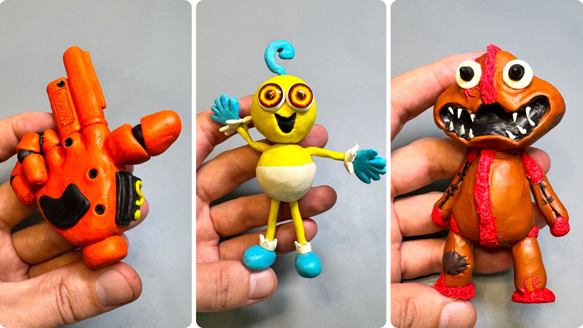 Poppy Playtime Clay Art