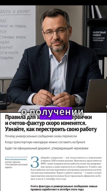 Вводят новые правила для электронной первички и счетов-­фактур