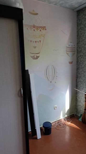 Ремонт в нашей детской до и после 🛏️🧸👶