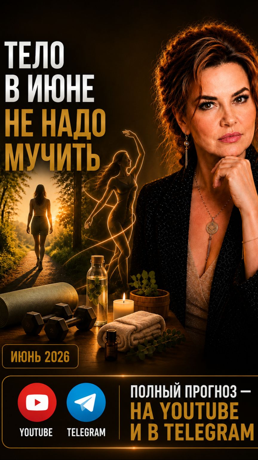 Тело в июне не надо мучить. прогноз июнь 2026
