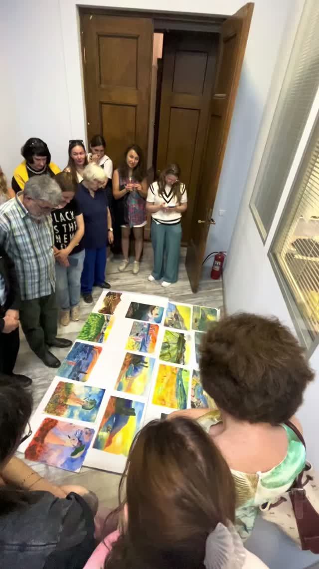 Открытый урок по живописи «Пейзаж. Восход»