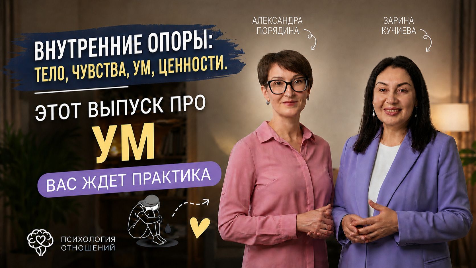 Внутренние опоры: тело, чувства, ум и ценности. Этот выпуск про ум