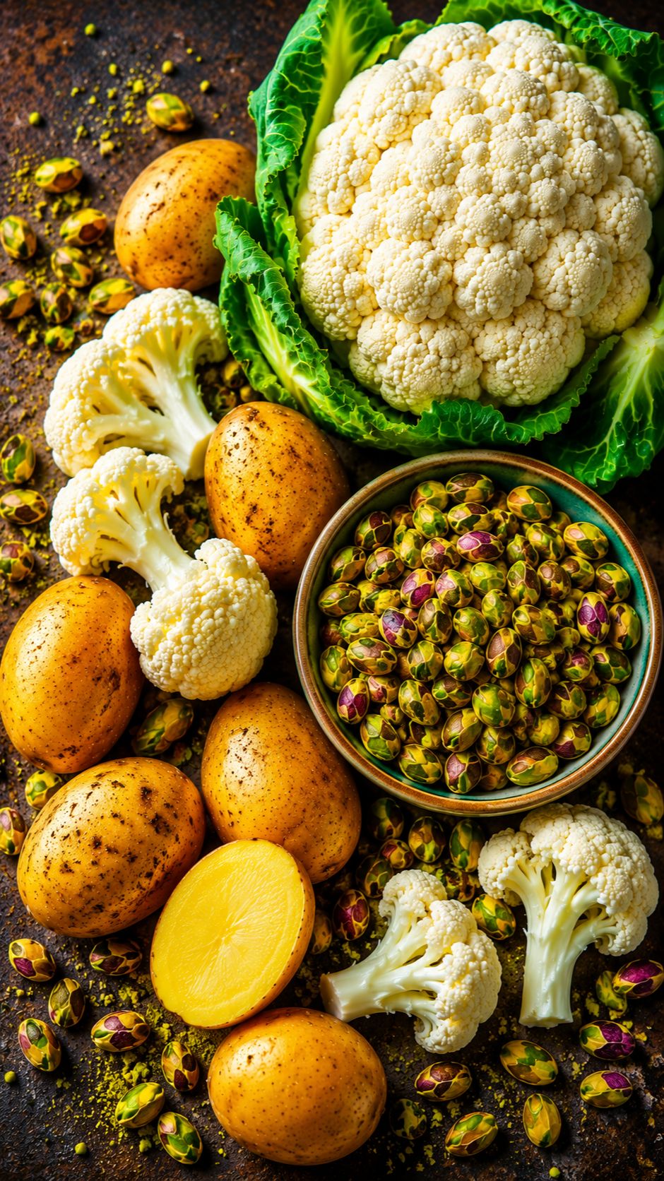 Картофельные Ньокки с фисташкой